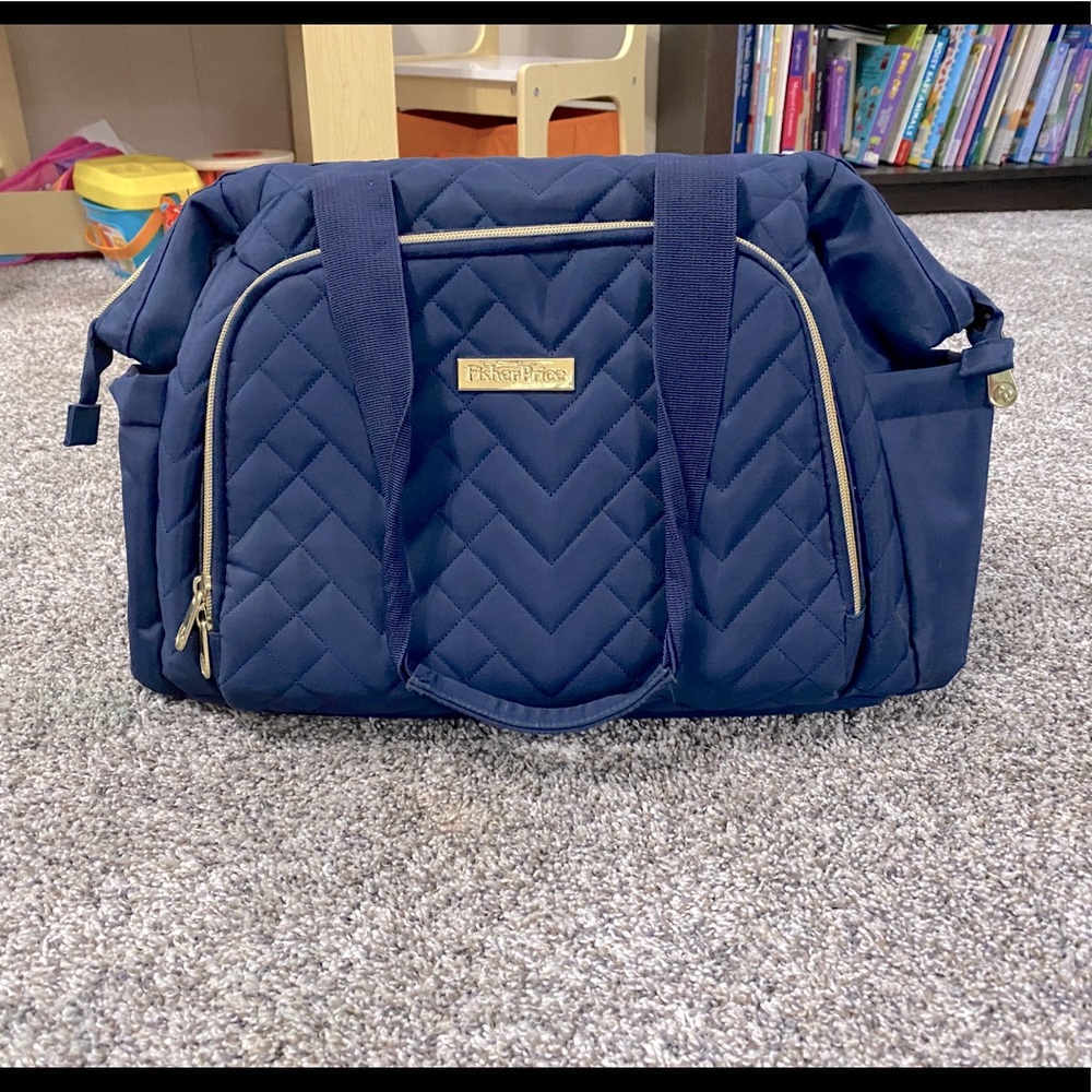 Fisher Price Quilted Tote Diaper Bag